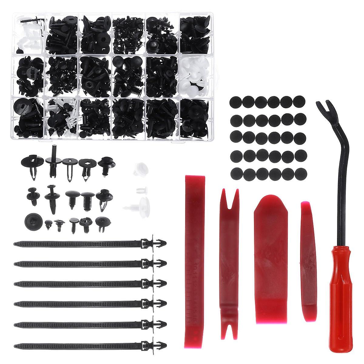 477Pcs Universal Bumper Fastener Rivet Clip Expansion Screw And Fastener Tool For Car