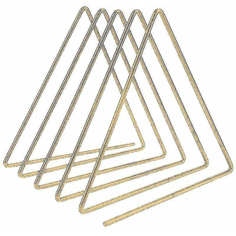 Metal Bookends, Gold Support Bracket, 17x16.5x14 Cm