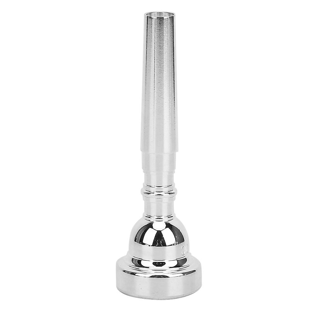 Silver Trumpet Mouthpiece Musical Instrument Accessory for Beginners 7C (Silver)