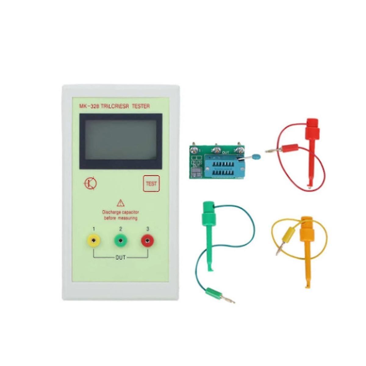 -328 Condensatore Resistore Transistor Triodo Tester Induttanza Capacità Resistenza Meter Esr Lcr Np