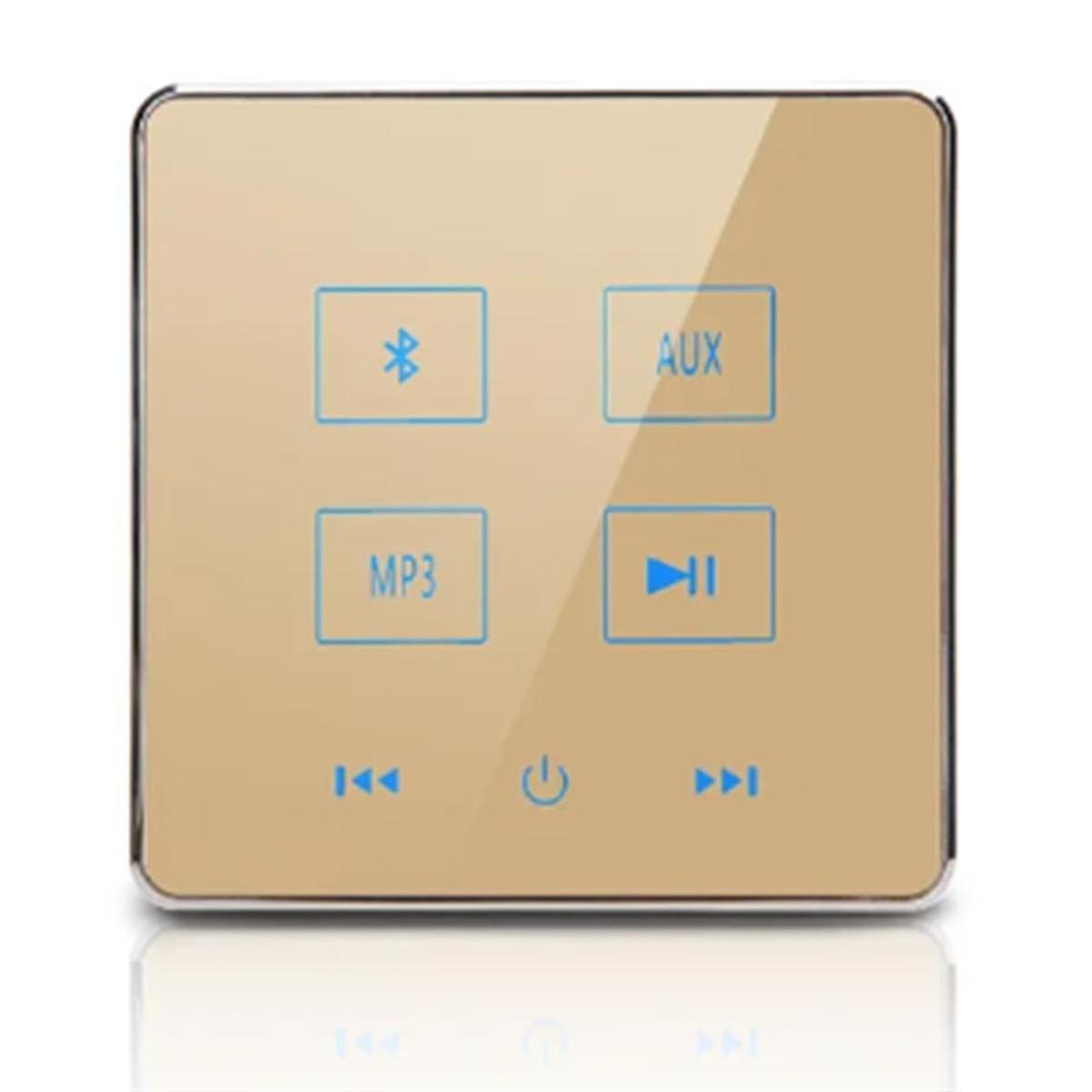Home Theater Bluetooth Wall Amplifier Touch Screen Music Panel Home Background Audio System Support 