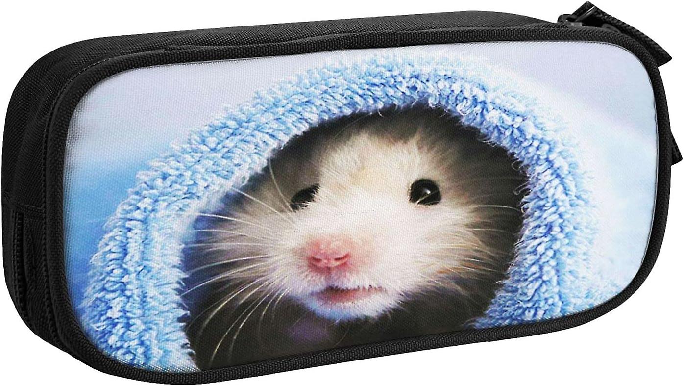 Pencil Case Cute Hamster Large Capacity Pencil Bag Pen Case
