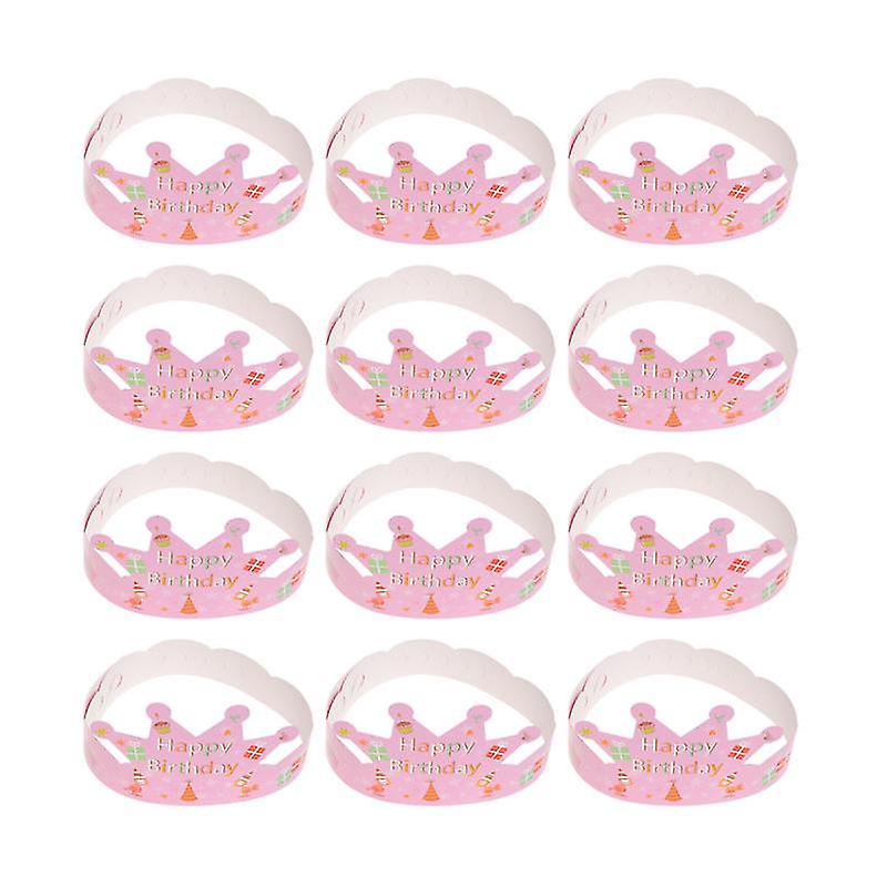 25pcs Crown Birthday Hat