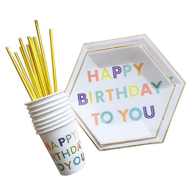 49pcs Party Tableware Set