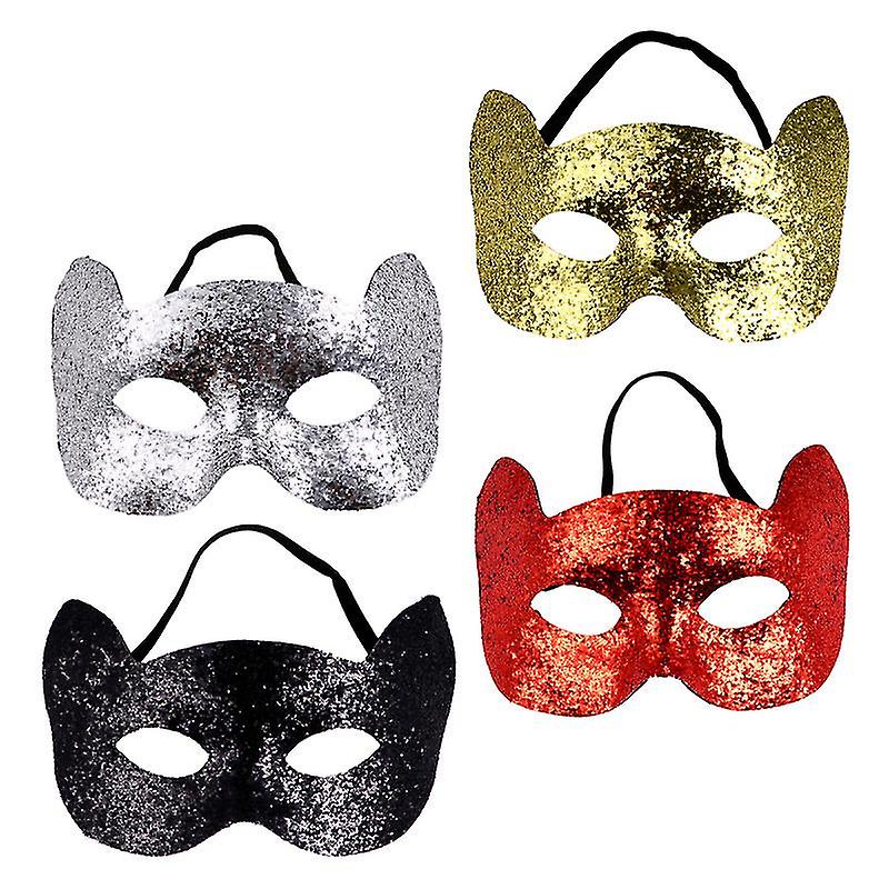 4pcs Funny Kitten Mask