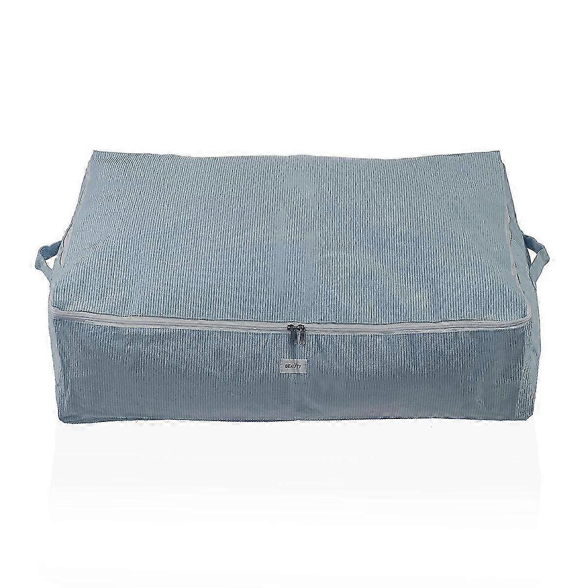 Storage Box Versa Corduroy 50 x 20 x 70 cm Blue