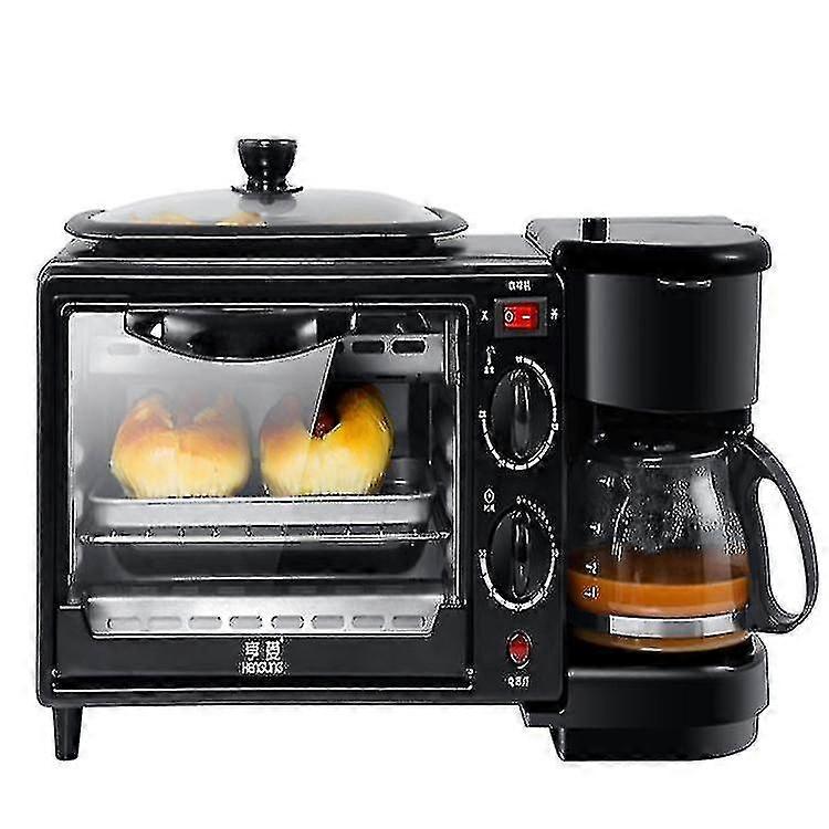 Coffee maker breakfast machine oven bread machine toaster toaster oven 3 in 1 breakfast