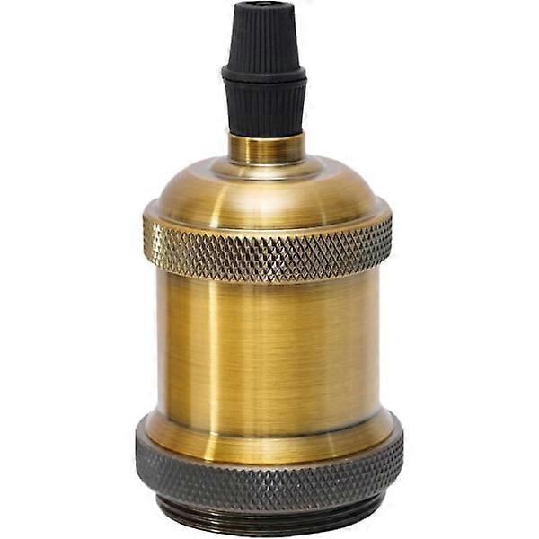 حامل مصباح E27 1 قطعة خمر E27 مقبس محول سبائك الألومنيوم والسيراميك لمقبس لمبة الإضاءة اللولبية Edison (النحاس العتيق)