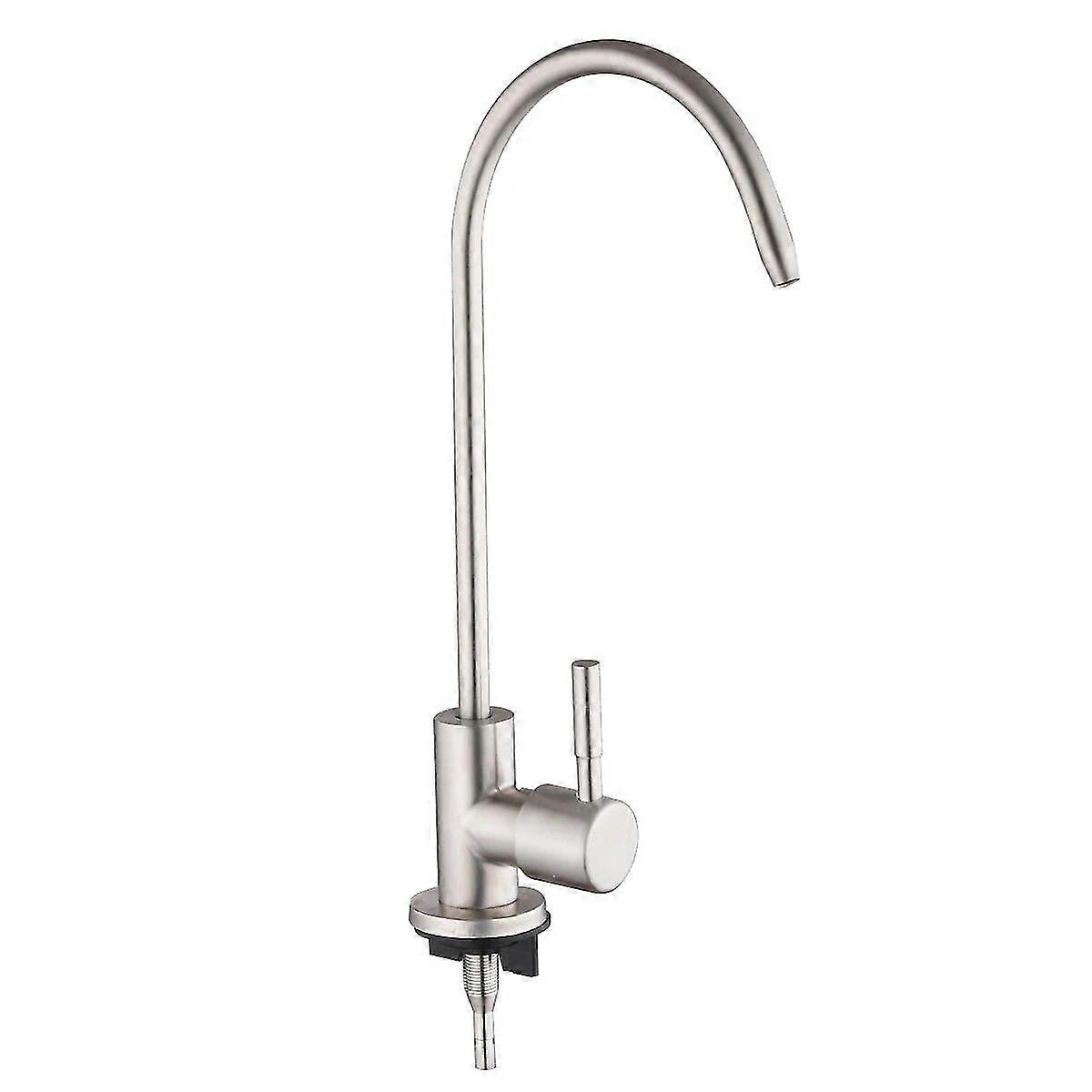 Kitchen Faucets Direct Drinking Tap Black Matte Stainless Steel Kitchen Water Filter Tap Ro Purify System Reverse Osmosis