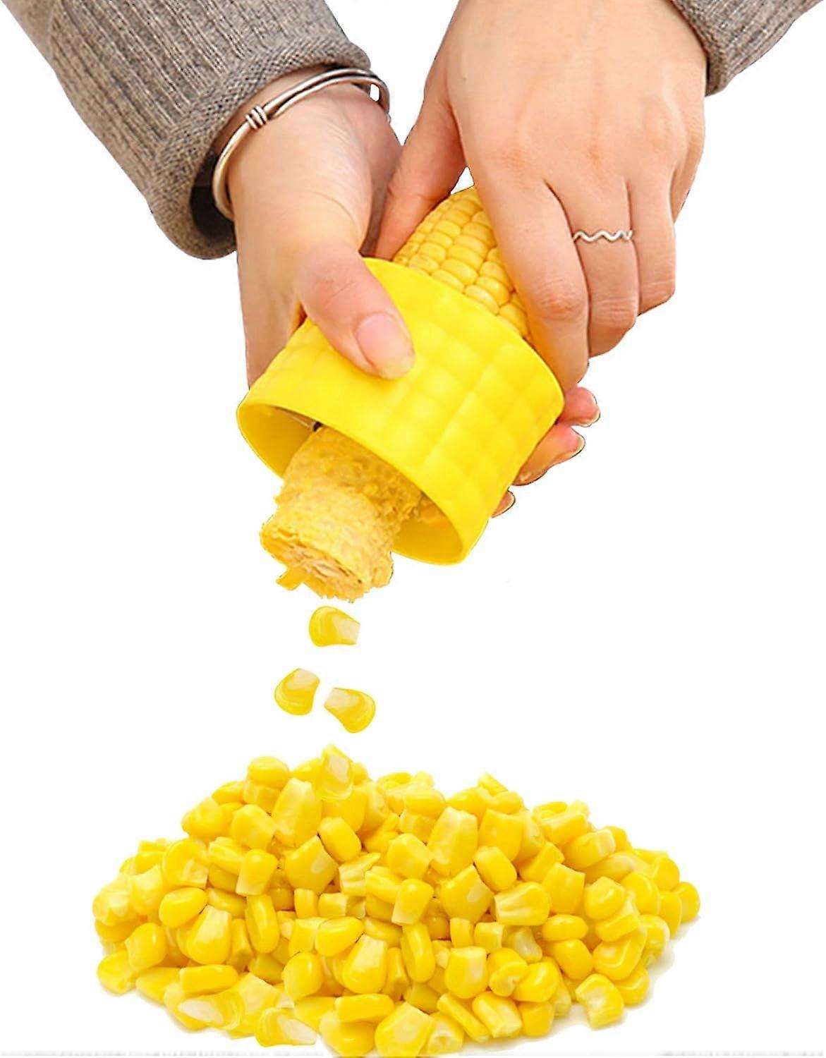 Corn Stripping Tool Manual Corn Threshing for Removing Kernels from Fresh Corn-3pcs