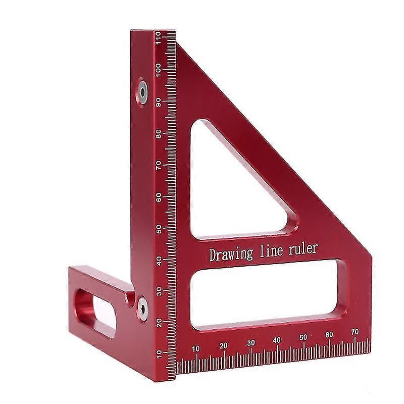 Woodworking Ruler Aluminum Alloy For Triangle Scale Ruler For Engineers Carpent