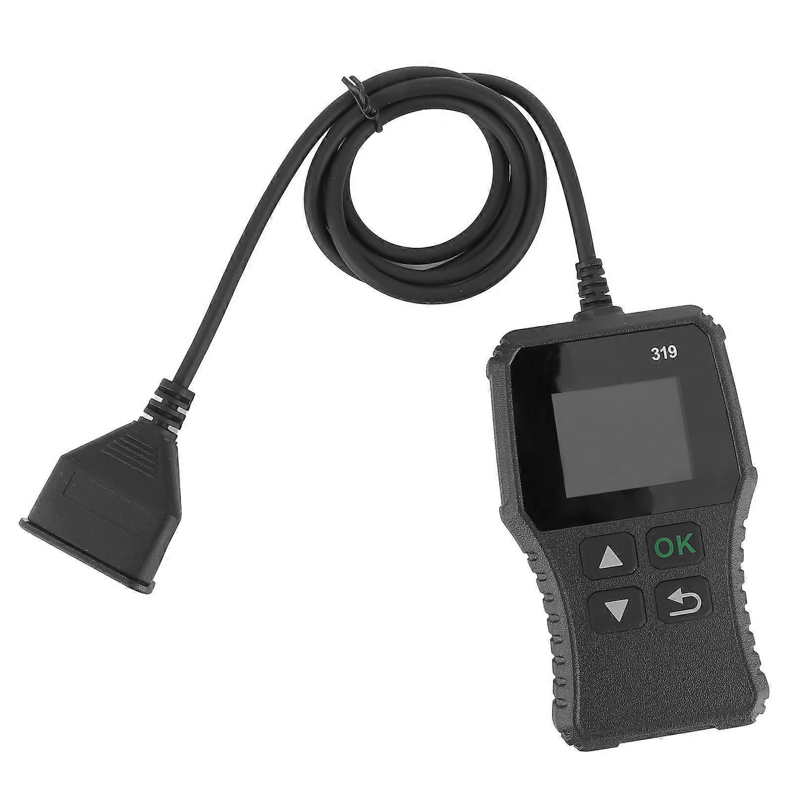 Automotive OBD2 Scanner Fault Codes Reader MultiLanguage LCD Display Diagnostic Tool for ELM327 E2U311