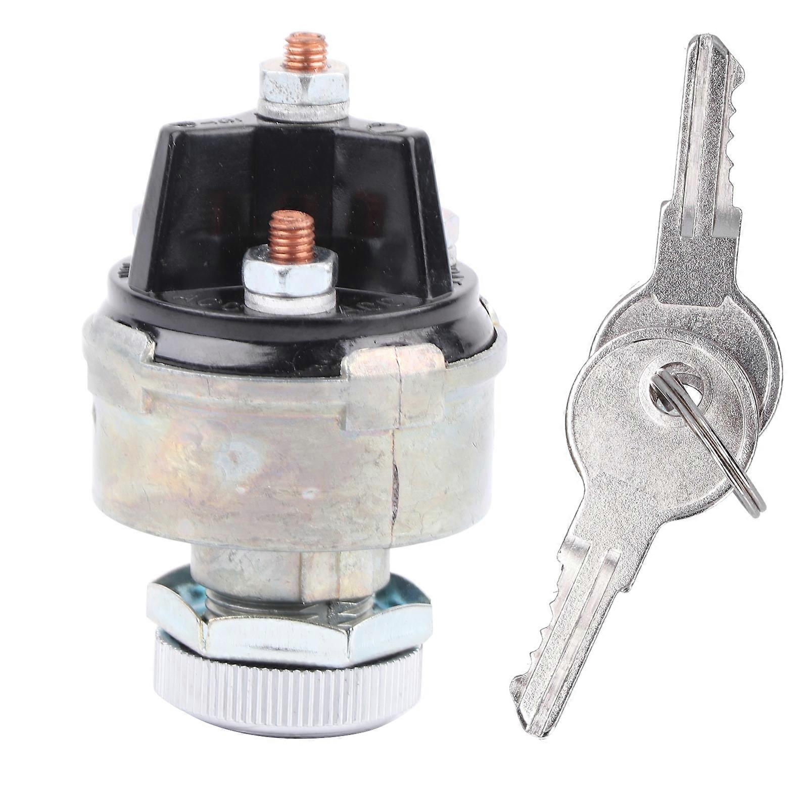 Universal Ignition Starter Switch Replacement Barrel Lock Controls KS6180 W/2 Keys
