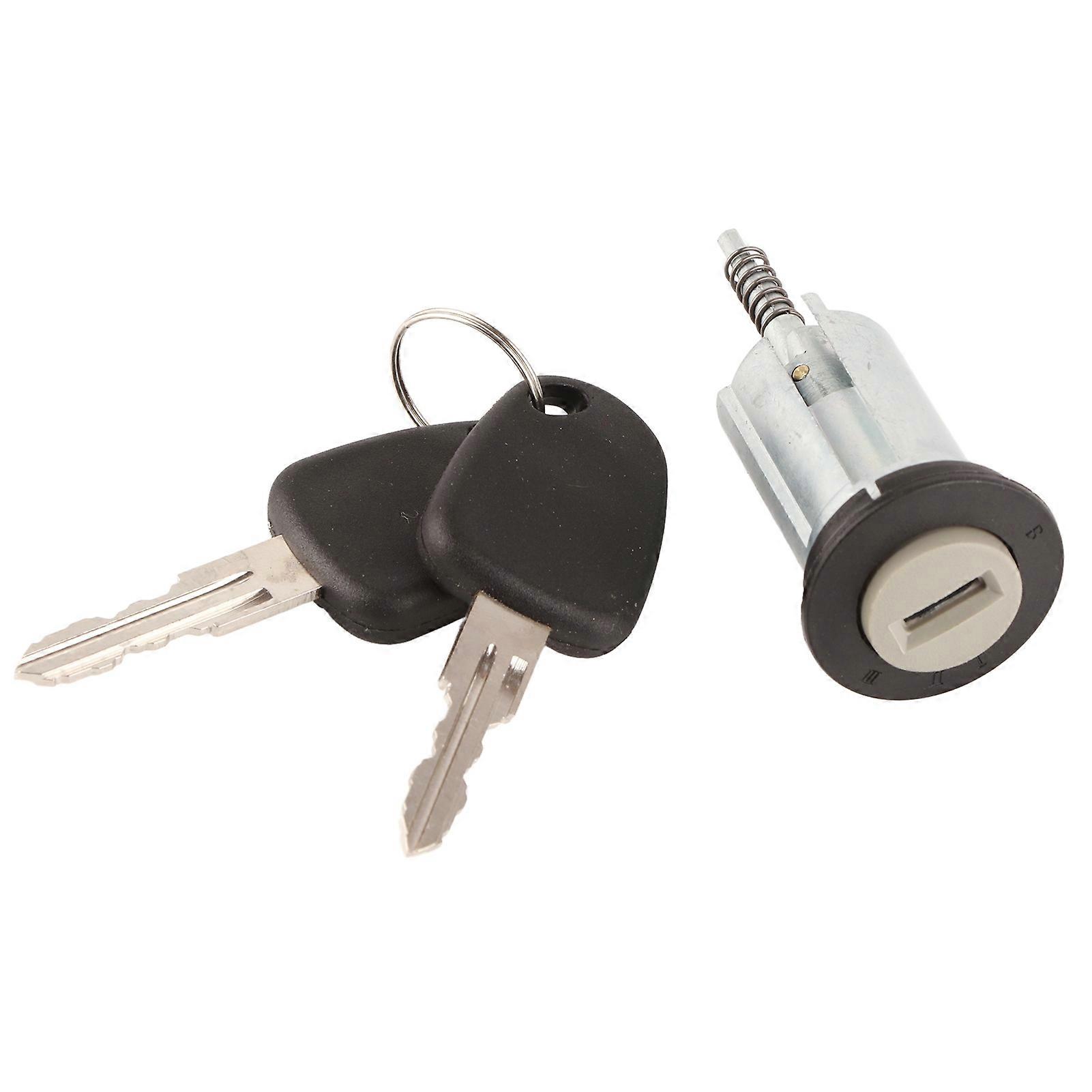 Car Ignition Lock Barrel with 2 Keys for VAUXHALL ASTRA CORSA MERIVA TIGRA COMBO
