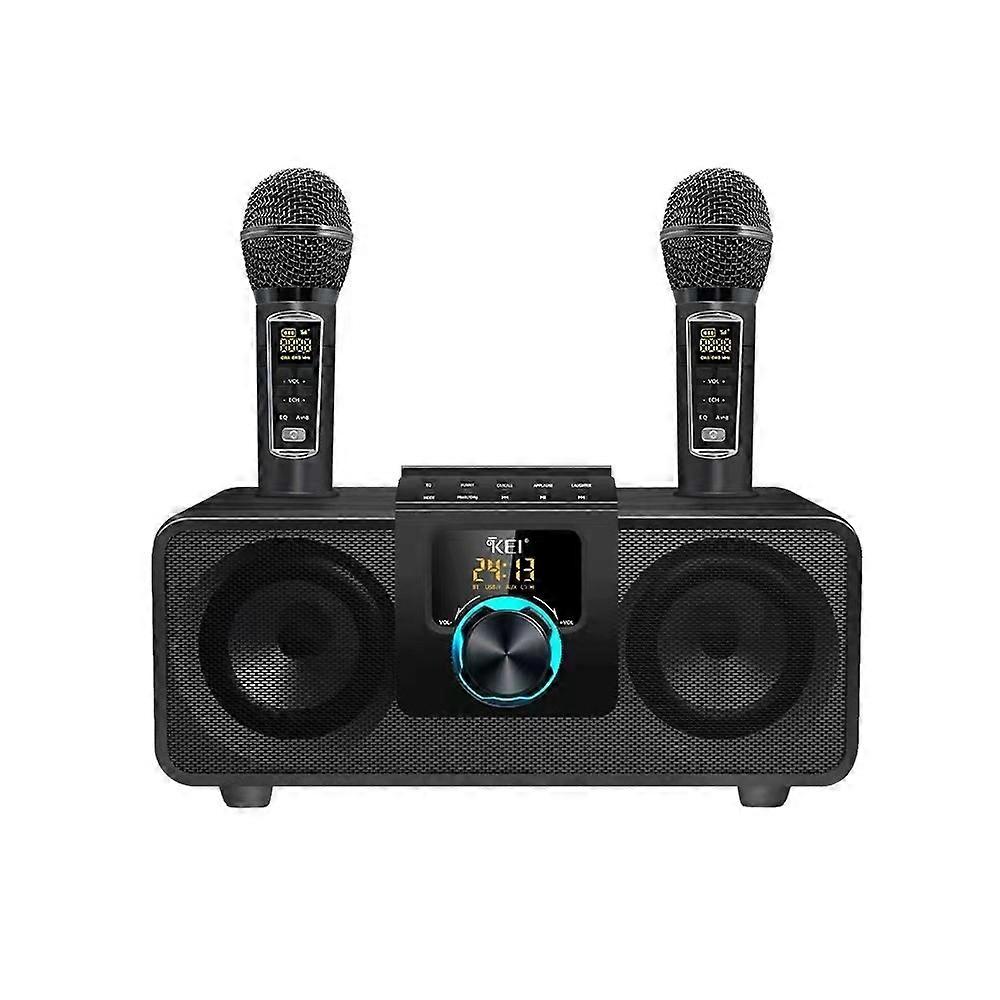 Wireless microphone karaoke audio microphone double chorus bluetooth speaker