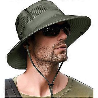 Chapeau de pêche UPF 50+ Wide Brim Sun Hat pour hommes et femmes, chapeaux de seau pour hommes avec protection UV pour