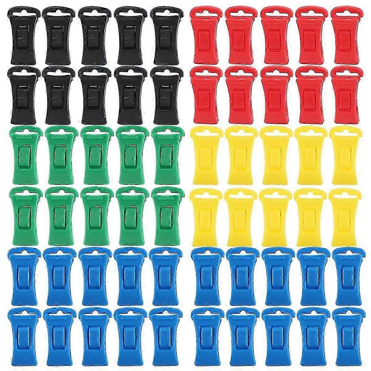 100 Sock Clips for Washing Machine and Dryer with Hooks, Portable Hook Sock Clips Directly in the D