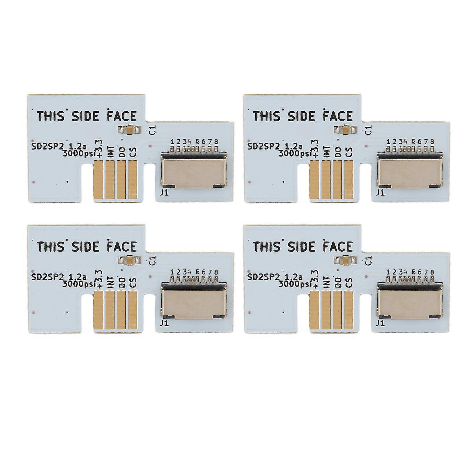 Console Micro Storage Card Adapter Game Console Memory Card Reader for GC SD2SP2 SDLoad SDL 4pcs White