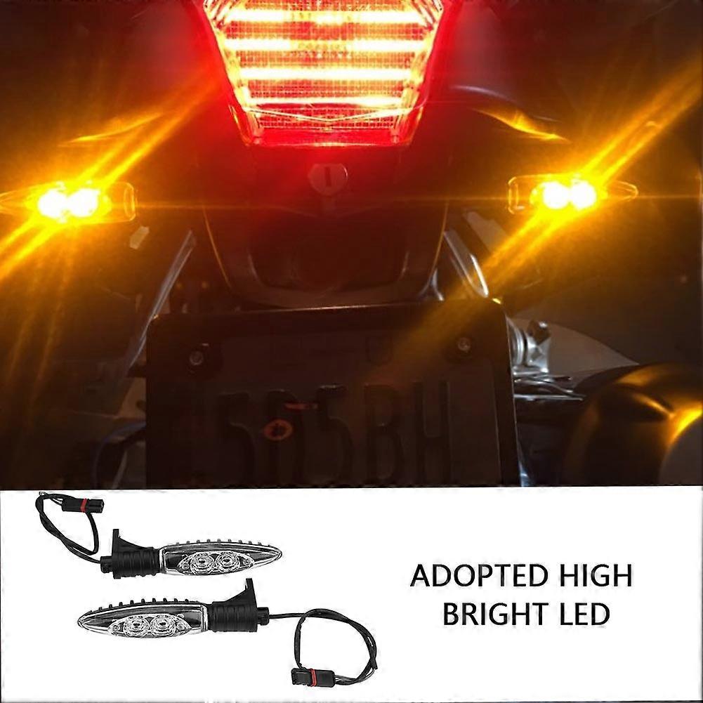 Motorcycle Front LED Turn Signal Indicator Light Blinker Lamp for BMW R1200GS ADV 2014-2017