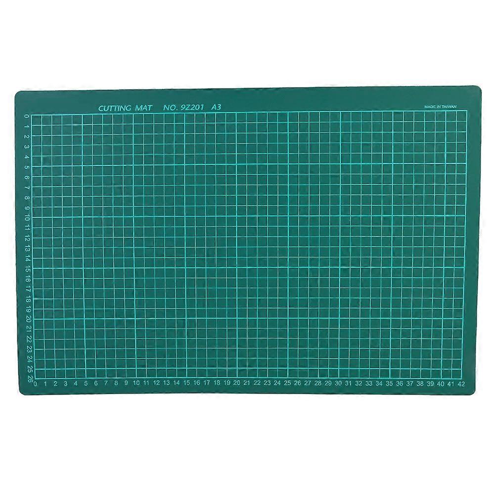 مكتب Schoole ثابتة قطع شبكة الخياطة حصيرة مضادة للانزلاق (A3 وجه واحد أخضر)