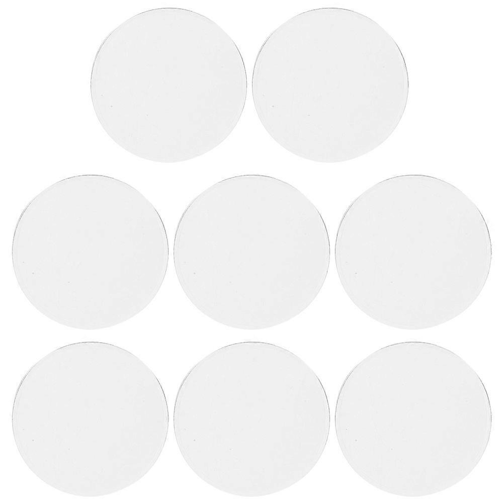 8pcs Double Convex Lens Science Experiment Teaching Lens Magnifying Lens Physics Optical Lens