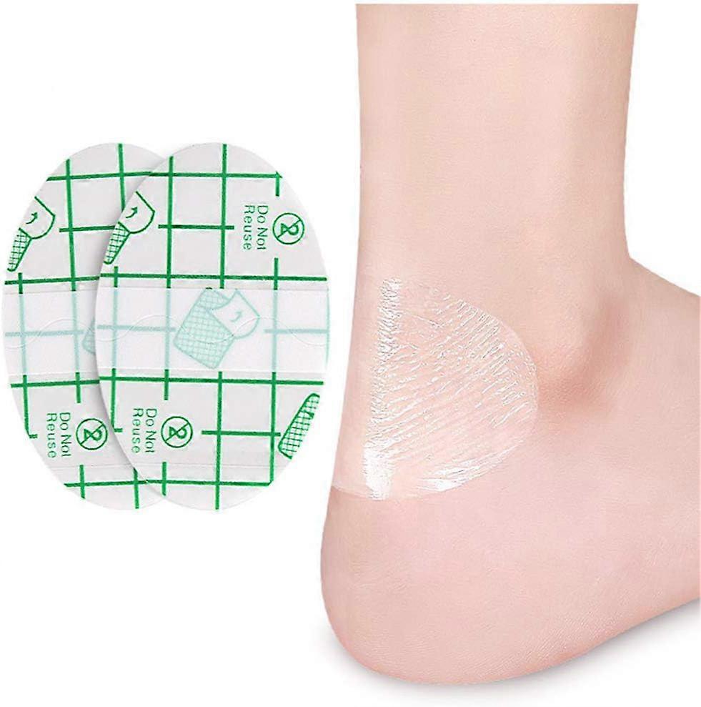 20Pcs Heel Sticker Tape Clear Heel Grips Waterproof Adhensive Invisible Heel Bandage Protector Transparent Shoe Insert Pads for Calluses Tender Spots 