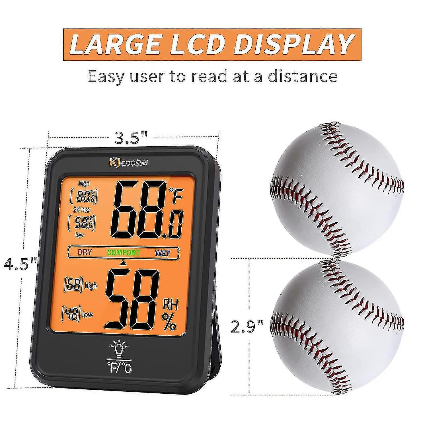 2 Indoor Thermometers For Home Temperature And Humidity Thermometers For Home Temperature And Humidity Monitoring Hygrometers Thermometers Hygrometers