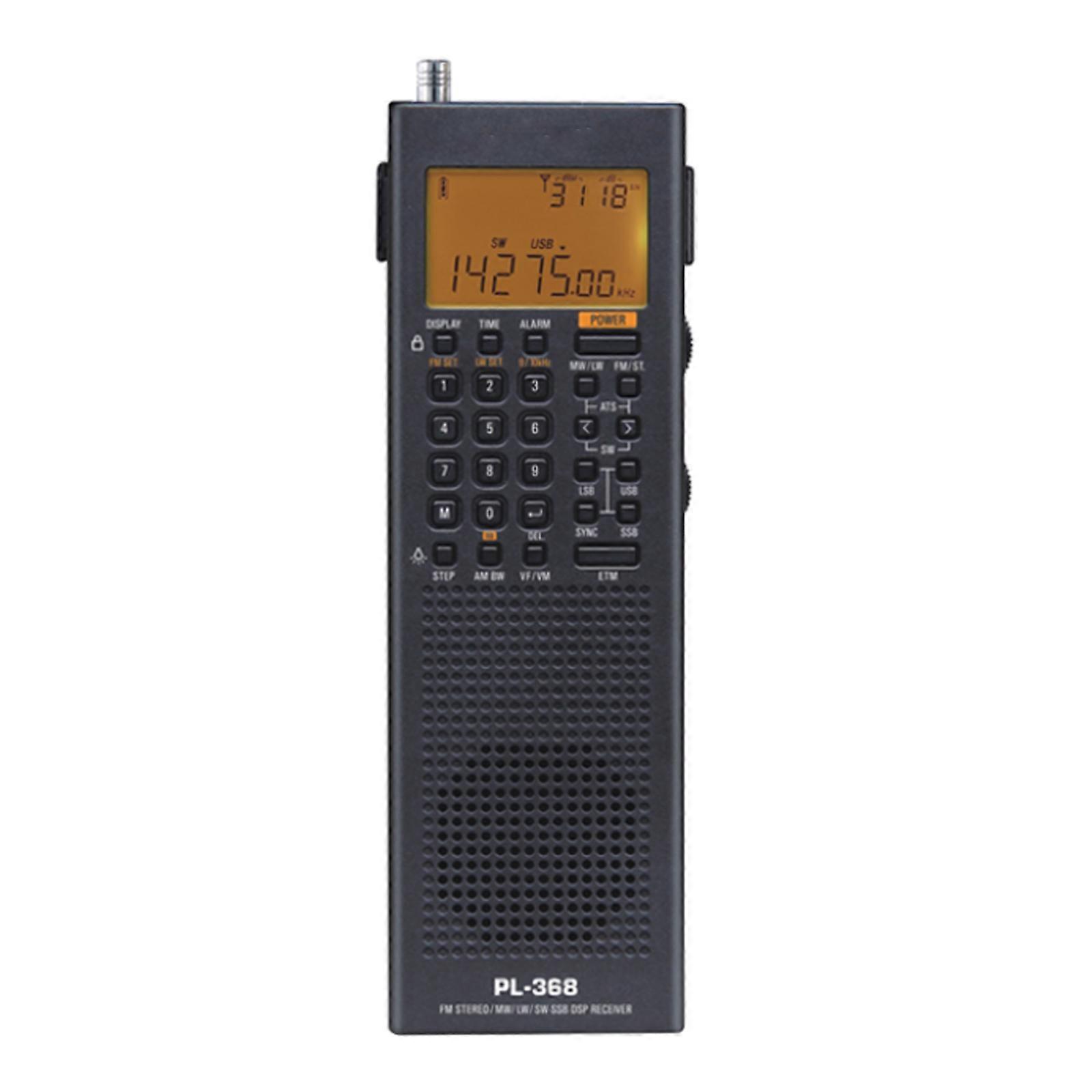 Full Band Radio PL-368 Portable FM Stereo LW/MW/SW SSB DSP Receiver Shortwave t