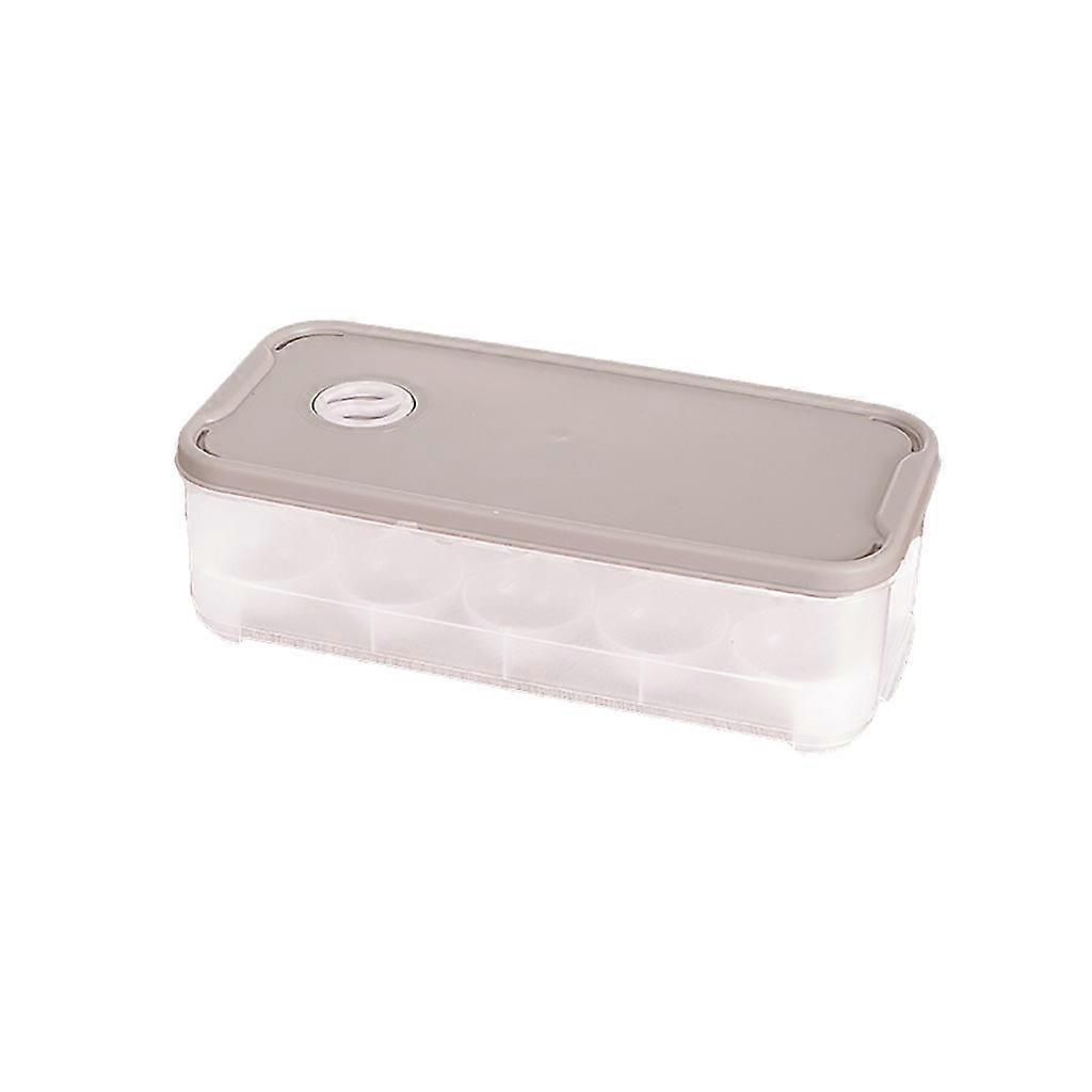 Eggs Holder Plastic Storage Box Container Organizer Refrigerator Box 10 Grids