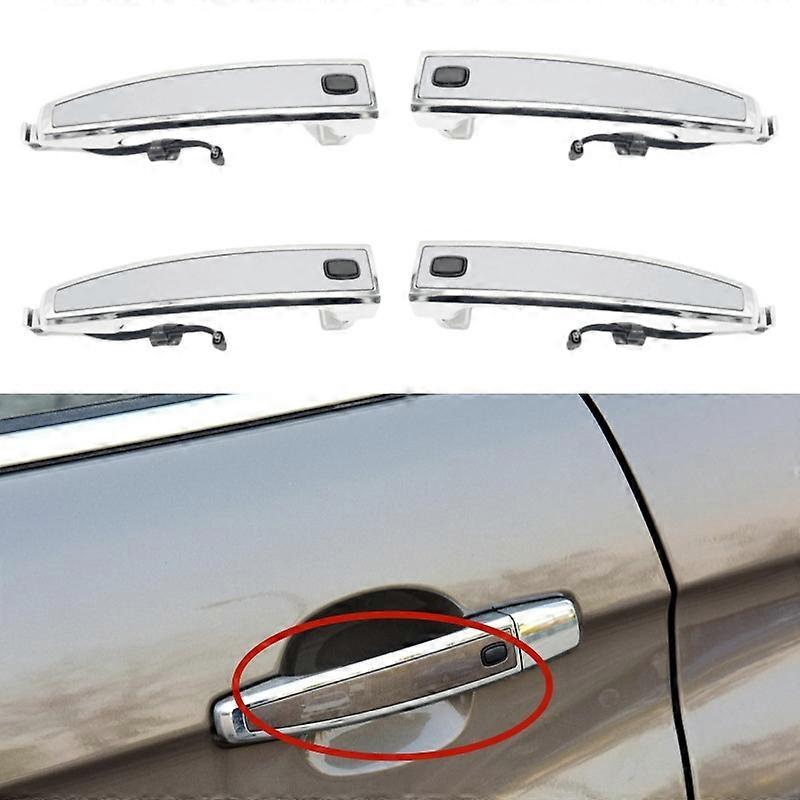 Exterior Door Handles Electric Induction with Smart Keyless Entry Sensor For Chevrolet Captiva 2015-2017