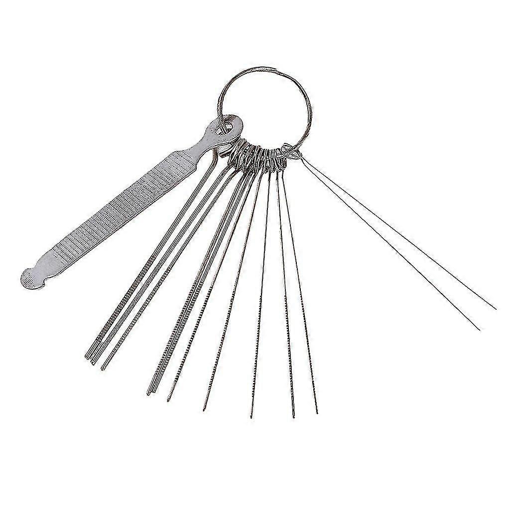 Guitar Nut Slotting File Saw Rods Slot Filing Set Luthier Needle File Kit