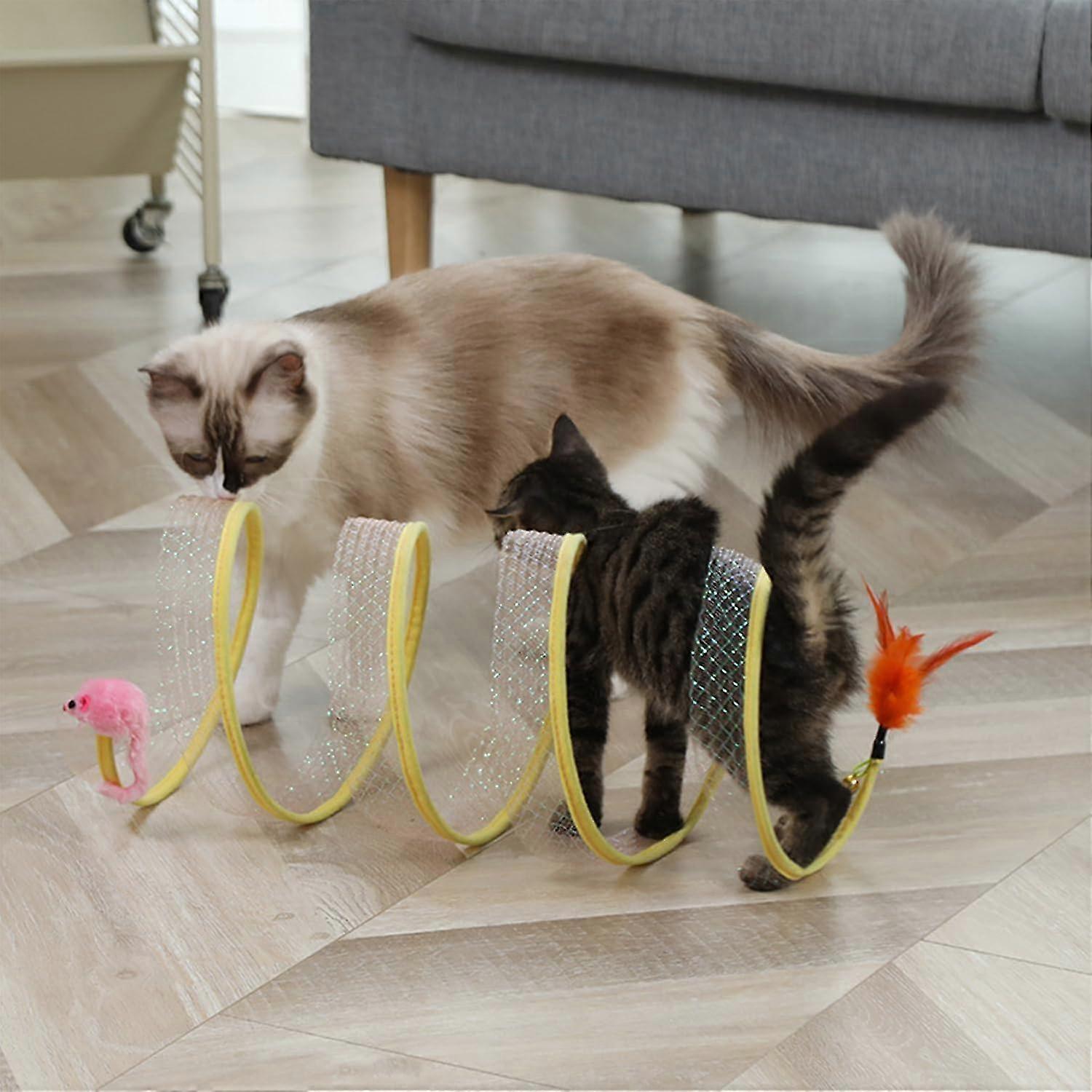 Self-Play cat Hunting Spiral Tunnel Toy - Spiral Tunnel Cat Toy, Cat ...
