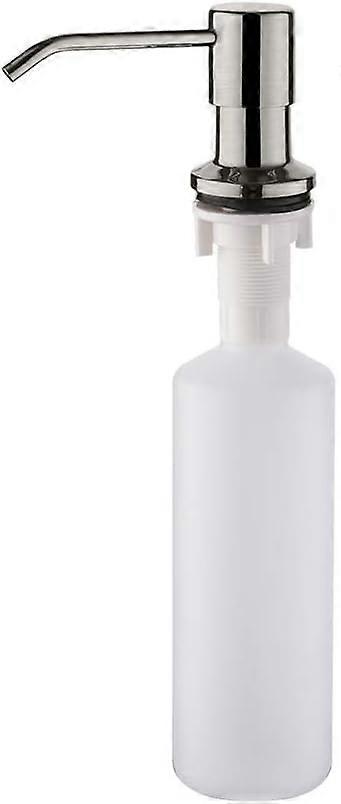 Kitchen Sink Soap Dispenser, Liquid Pump Diffuser, Brushed Nickel, Steel, One Size