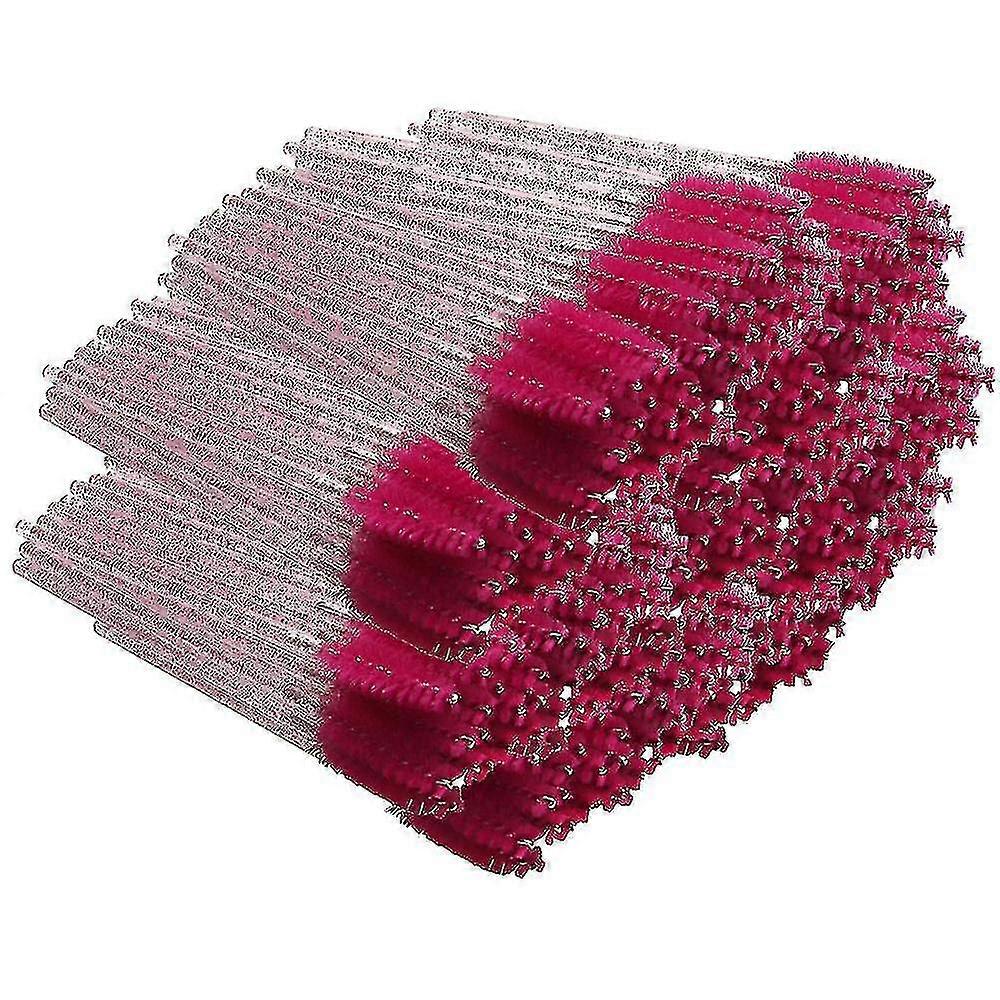 200 Pcs Disposable Eyelash Brushes Wands Eyebrow Brush