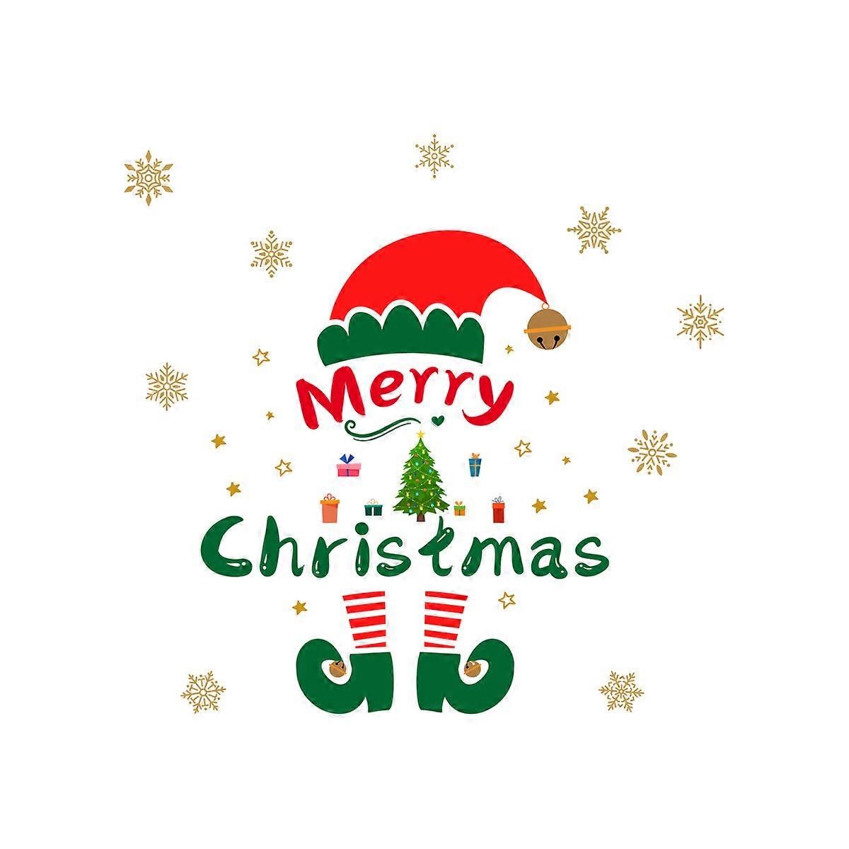 1pc Creative Christmas Wall Sticker Decal