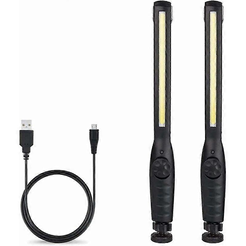 Rechargeable COB Work Light Flashlight2pcs