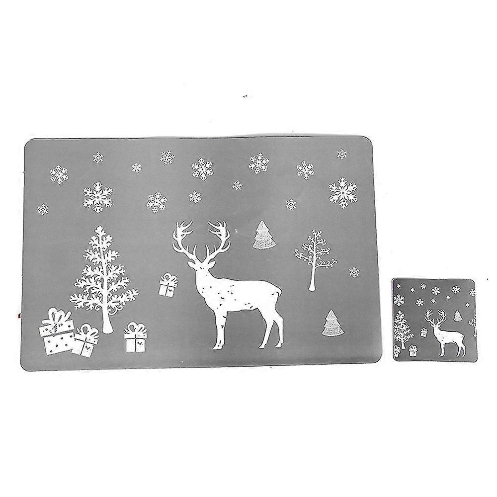 Christmas Placemats Pvc Place Mat For Dining Table