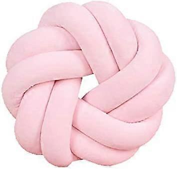 Knot Ball Pillow,Dia.30 Pink