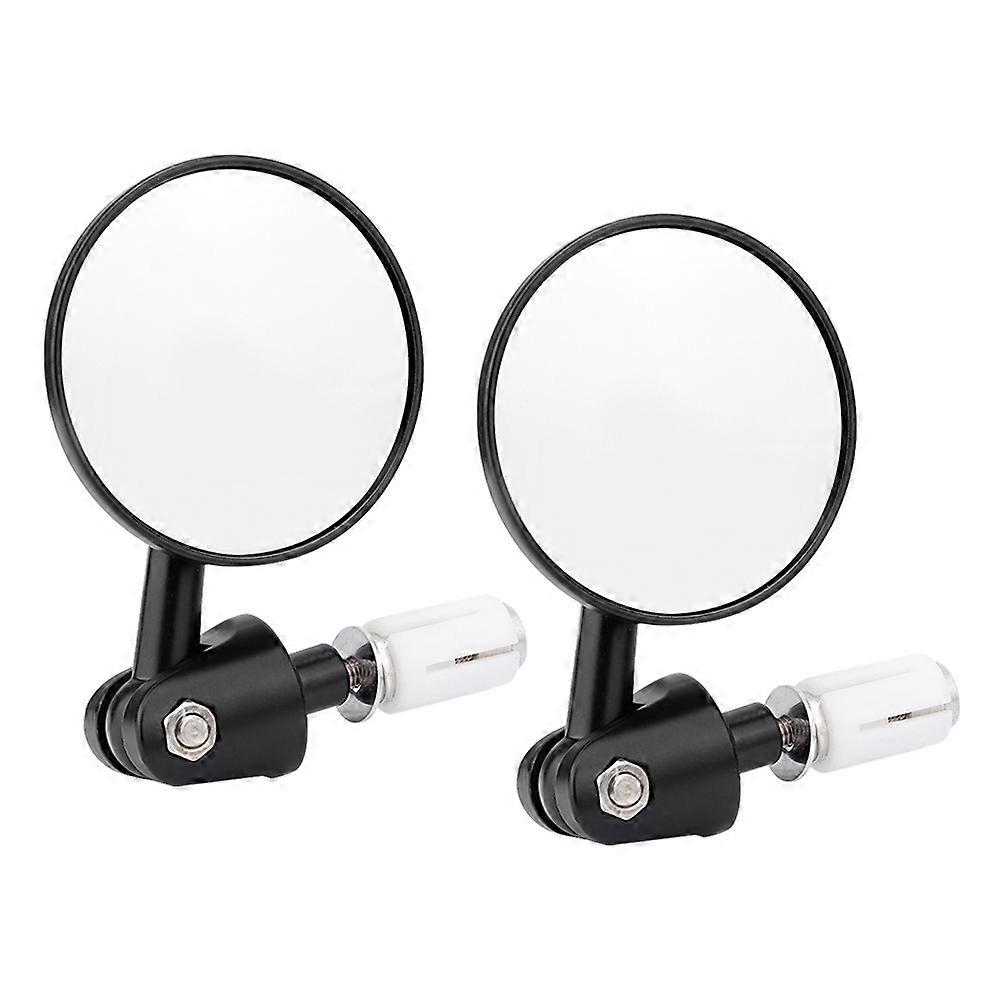 2Pcs Motorcycle Modified Folding Handlebar Rearview Mirror Reflective Side Mirrors 22mm