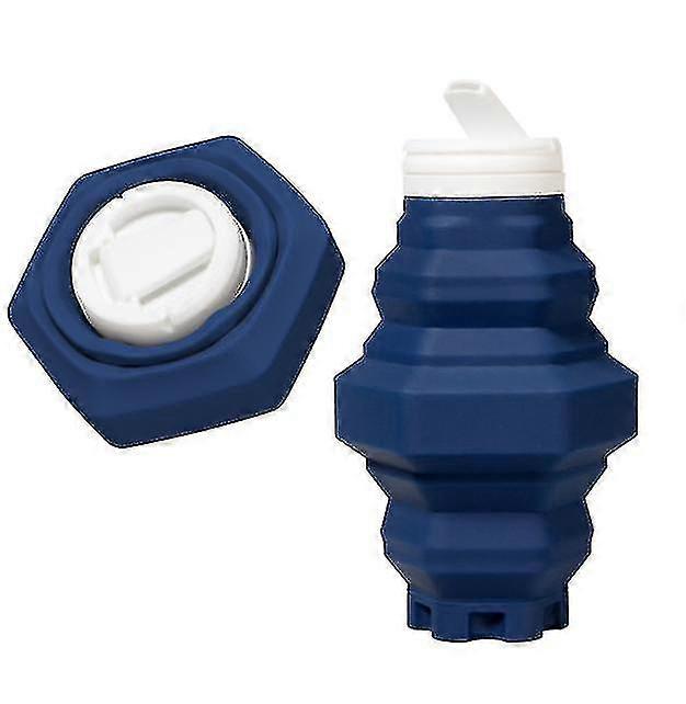 Silicone Collapsible Cups Silicone Collapsible Cups For Camping Travel Small Portable Drinking Cup Dark Blue