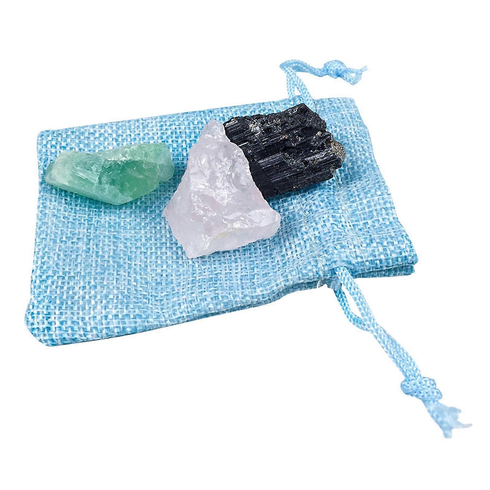 الصخور المعدنية عينة الحجر مع حقيبة الملحقات للأطفال ديكور