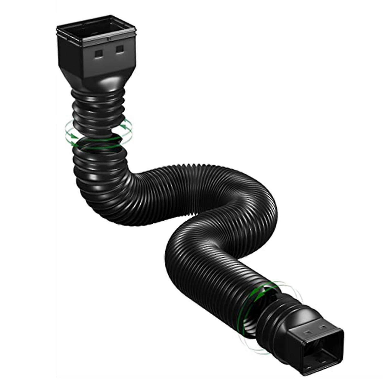 Gutter Downspout Extension Convenient Durable Flexible Gutter Downspout Diverter Drain Pipe