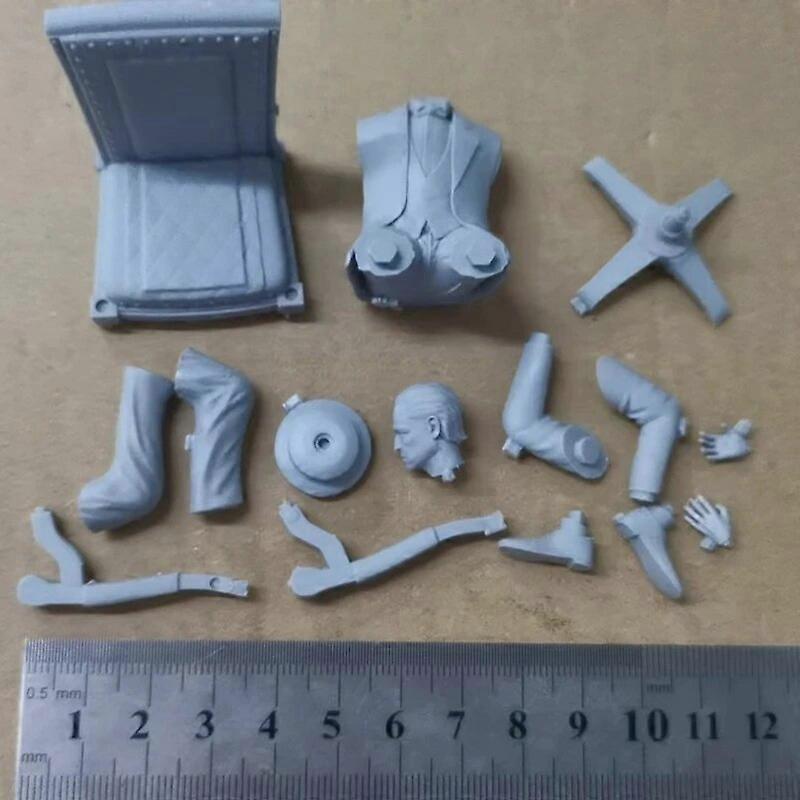 Resin Figure 1/24 Scale 75mm Godfather Assembly Model Kit Unassembled and Unpainted Miniatures Dioramas Toy