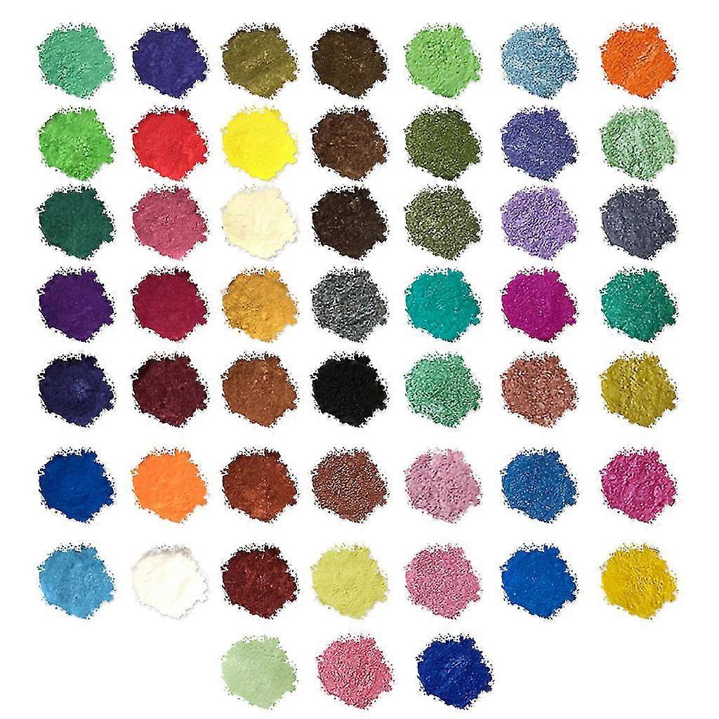 Epoxide Resin 52colours X3g Soap Color Set Colour Pigment Powder Q