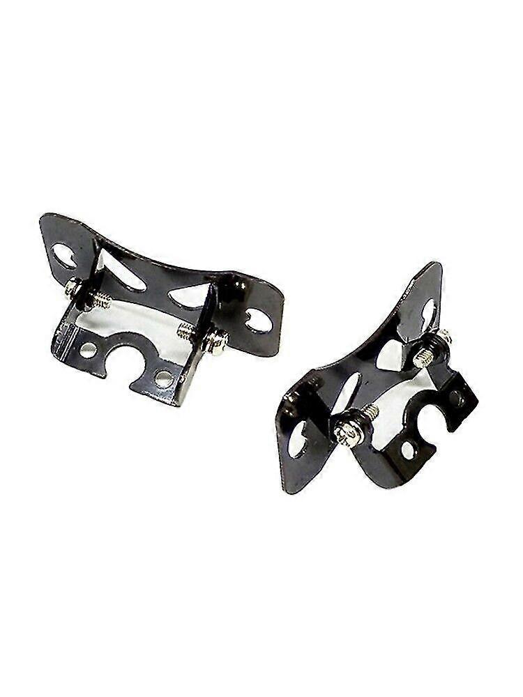 Reversing Camera Bracket Bracket 1.57" Accessories Dash Mirror For Backup(black)2pcs) yu