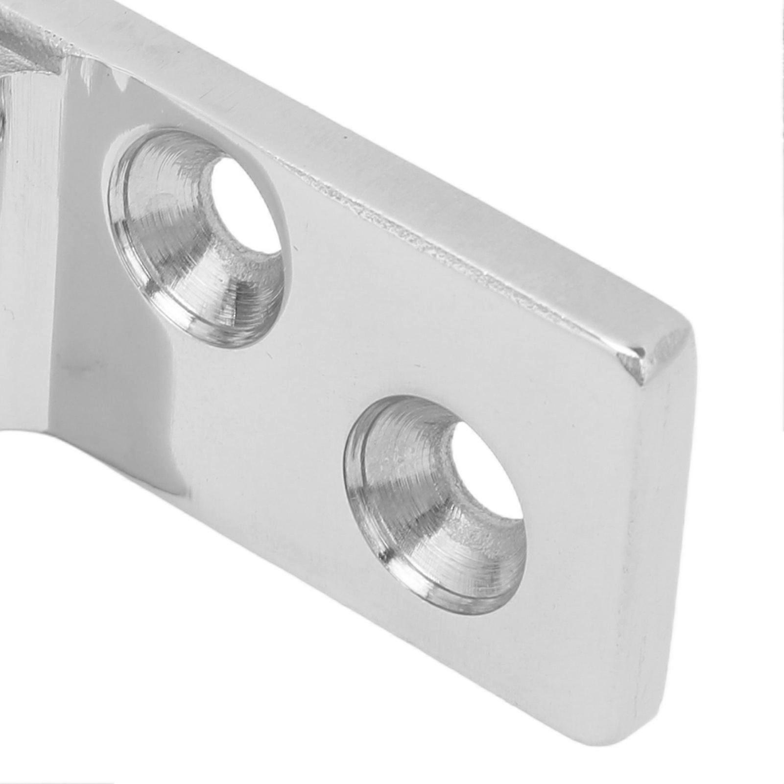 1/2in Stainless Steel Oarlock Socket Mirror Polish Finish Side Mount Rowlock Socket for Salt Water