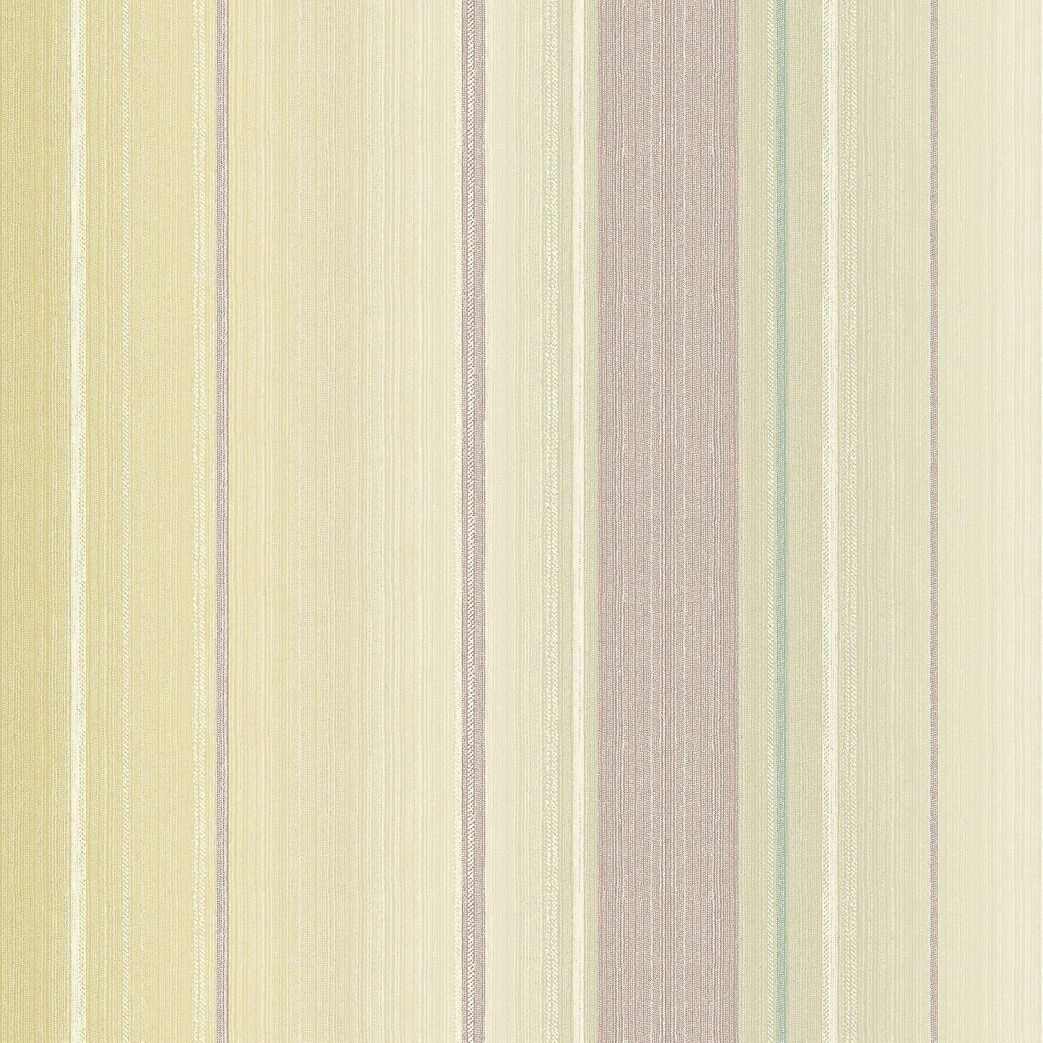 Wallquest Ombre Weave Stripe Yellow and Pink Wallpaper