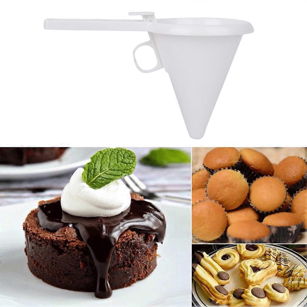 Hand Held Cream Funnel Mini Kitchen Funnel Plastic Liquid Dispenser