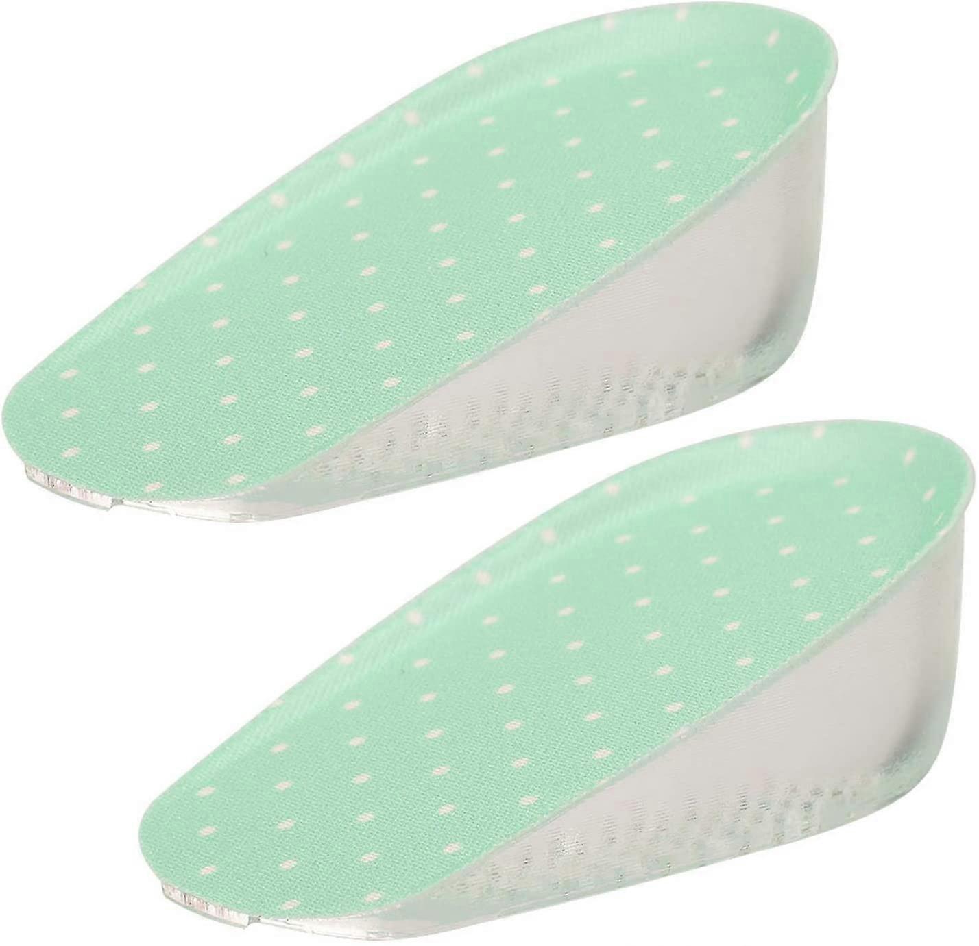 Self-adhesive silicone insole for invisible enhancement (3cm-Green)