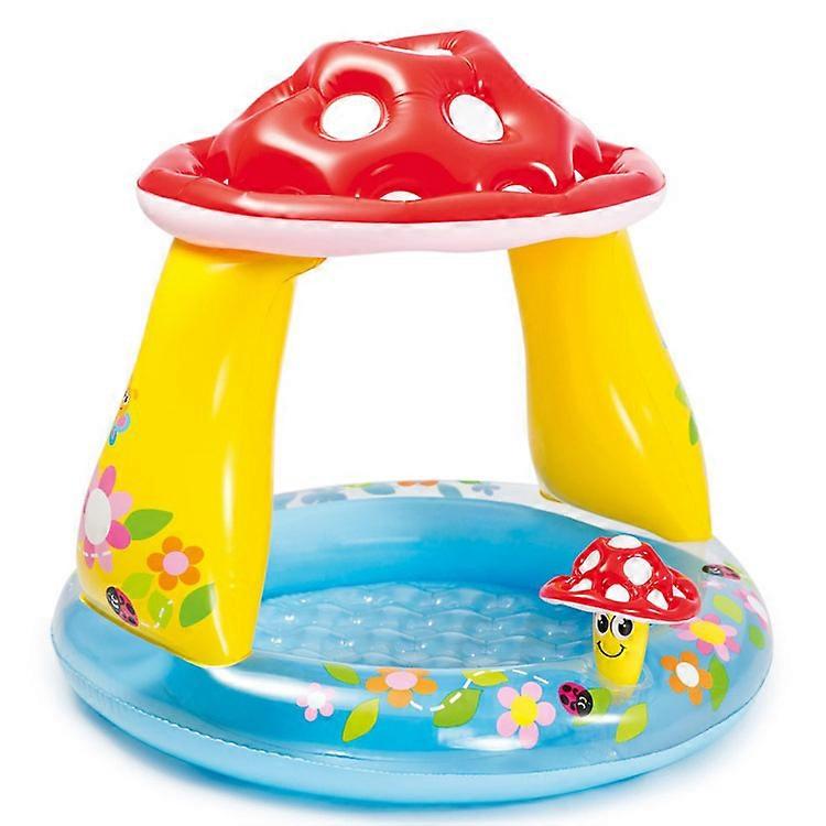 baby pool inflatable shade mushroom